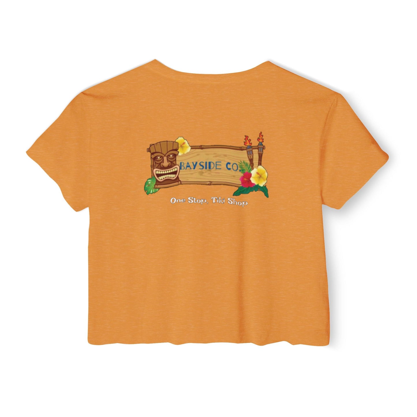 Tropical Vibe Women's Festival Crop Top - Bayside Co.
