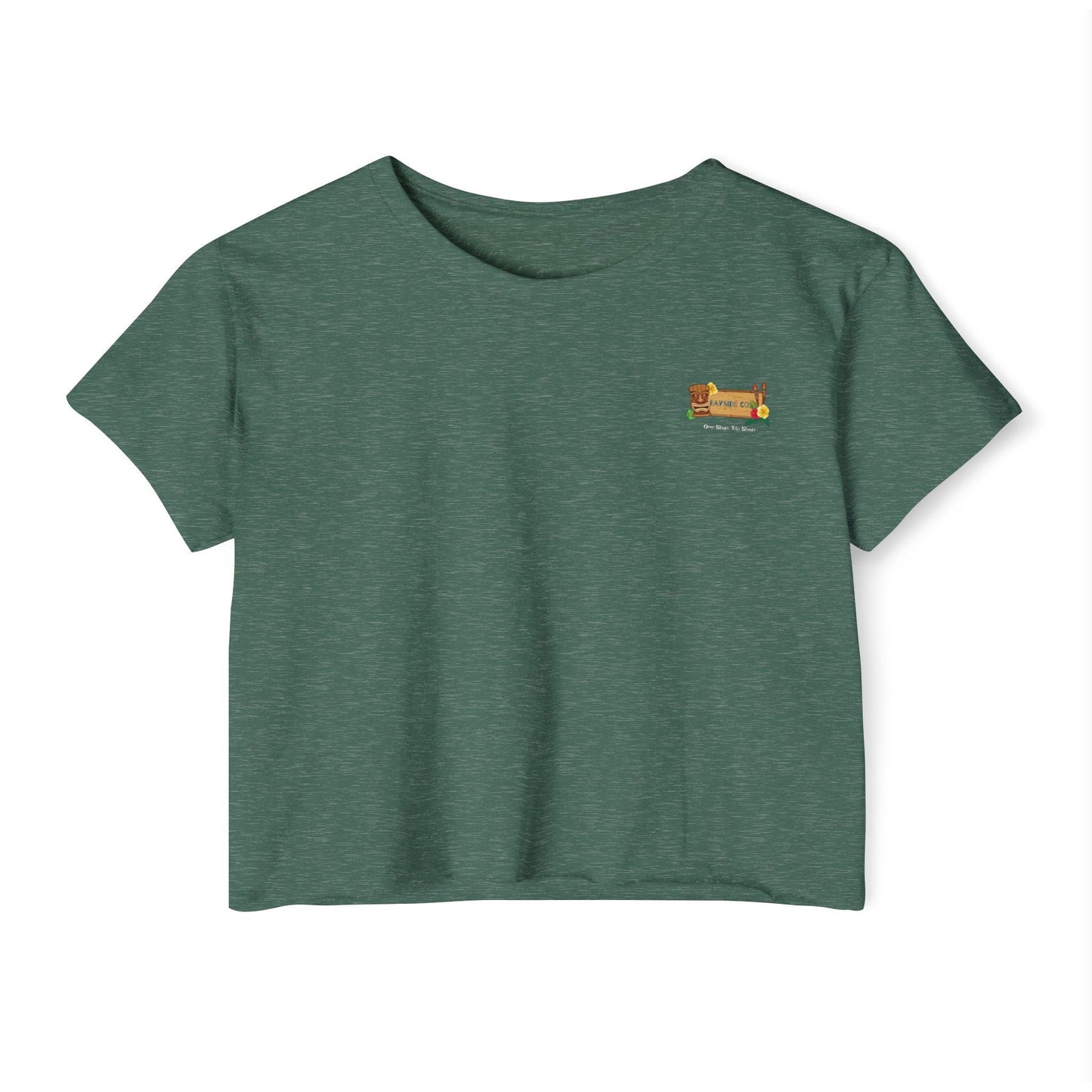 Tropical Vibe Women's Festival Crop Top - Bayside Co.