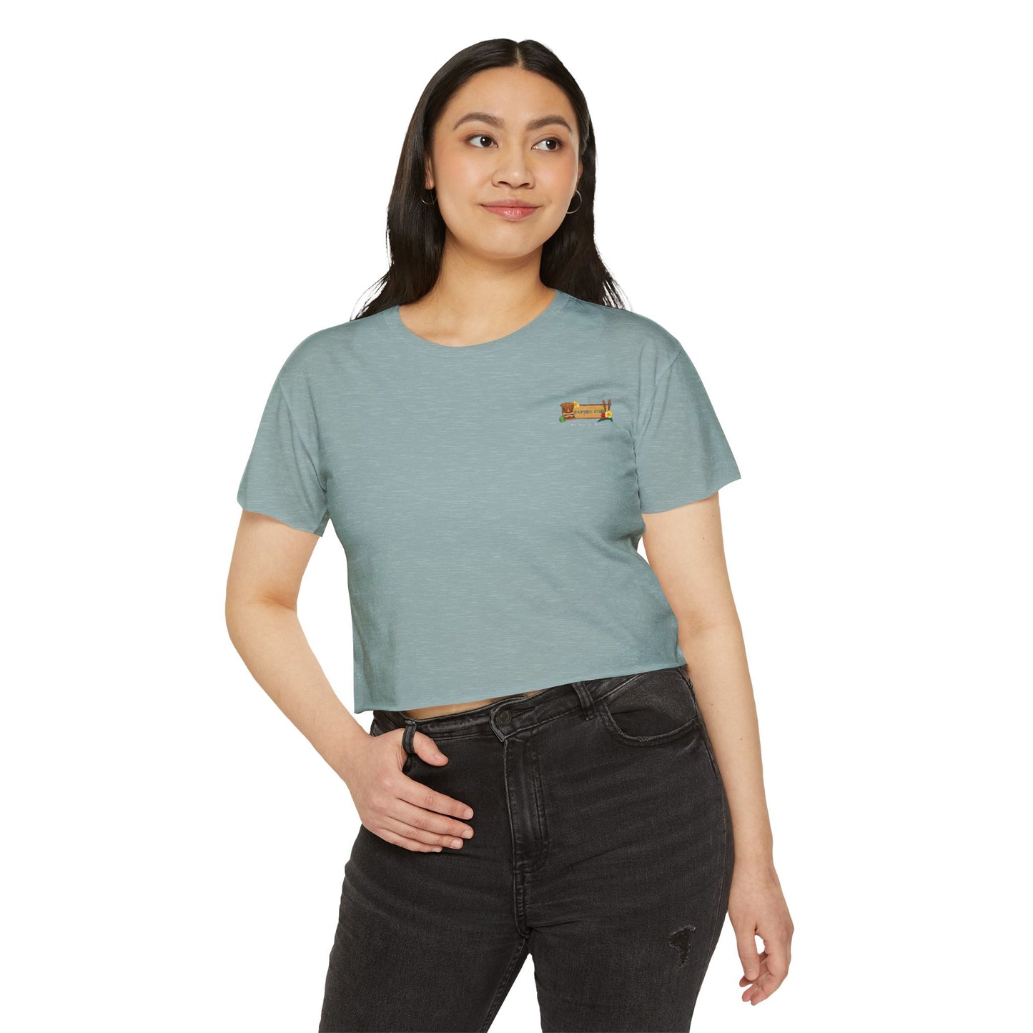Tropical Vibe Women's Festival Crop Top - Bayside Co.