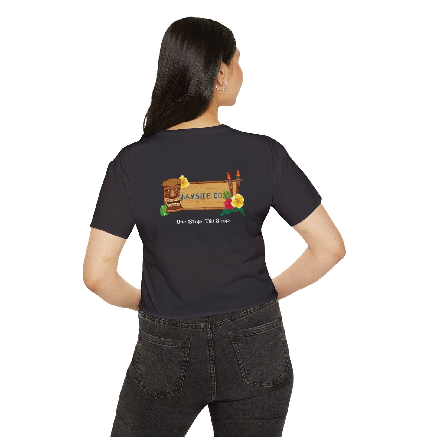 Tropical Vibe Women's Festival Crop Top - Bayside Co.
