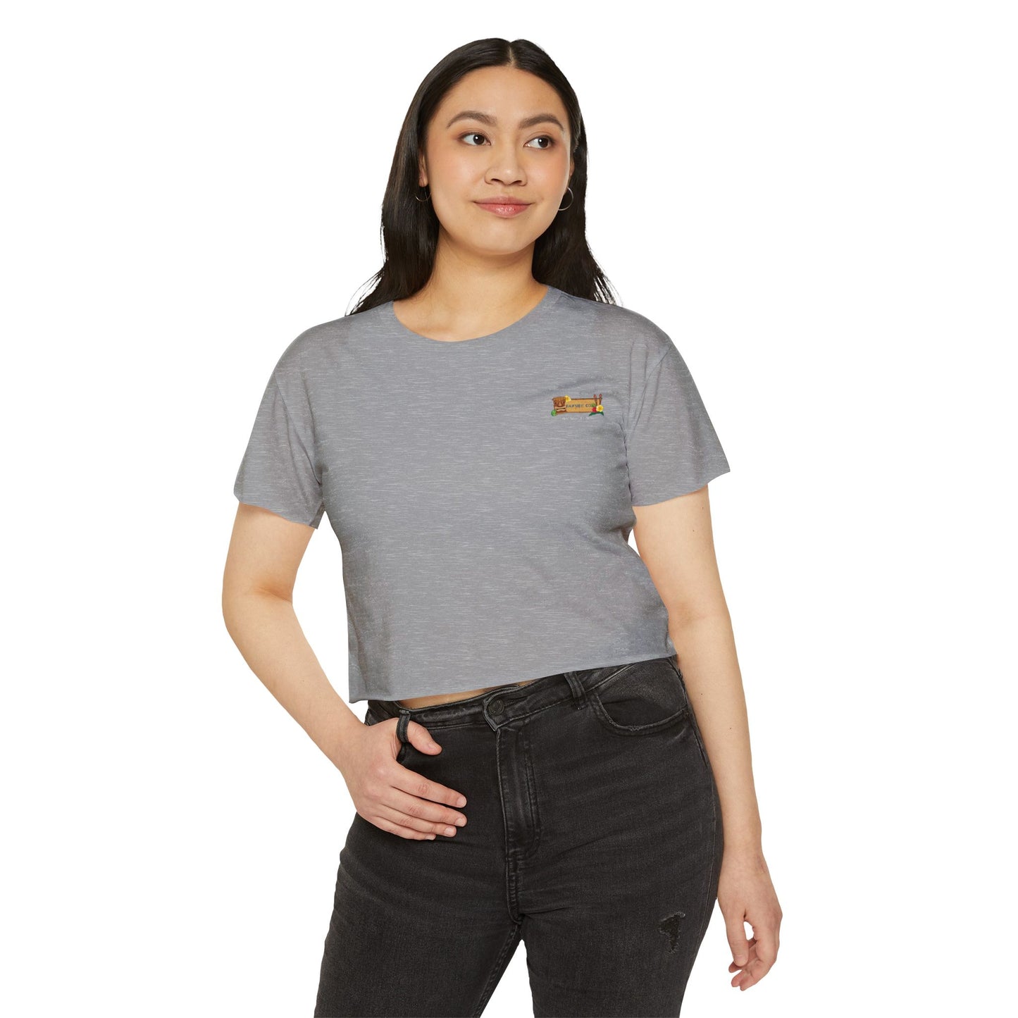 Tropical Vibe Women's Festival Crop Top - Bayside Co.