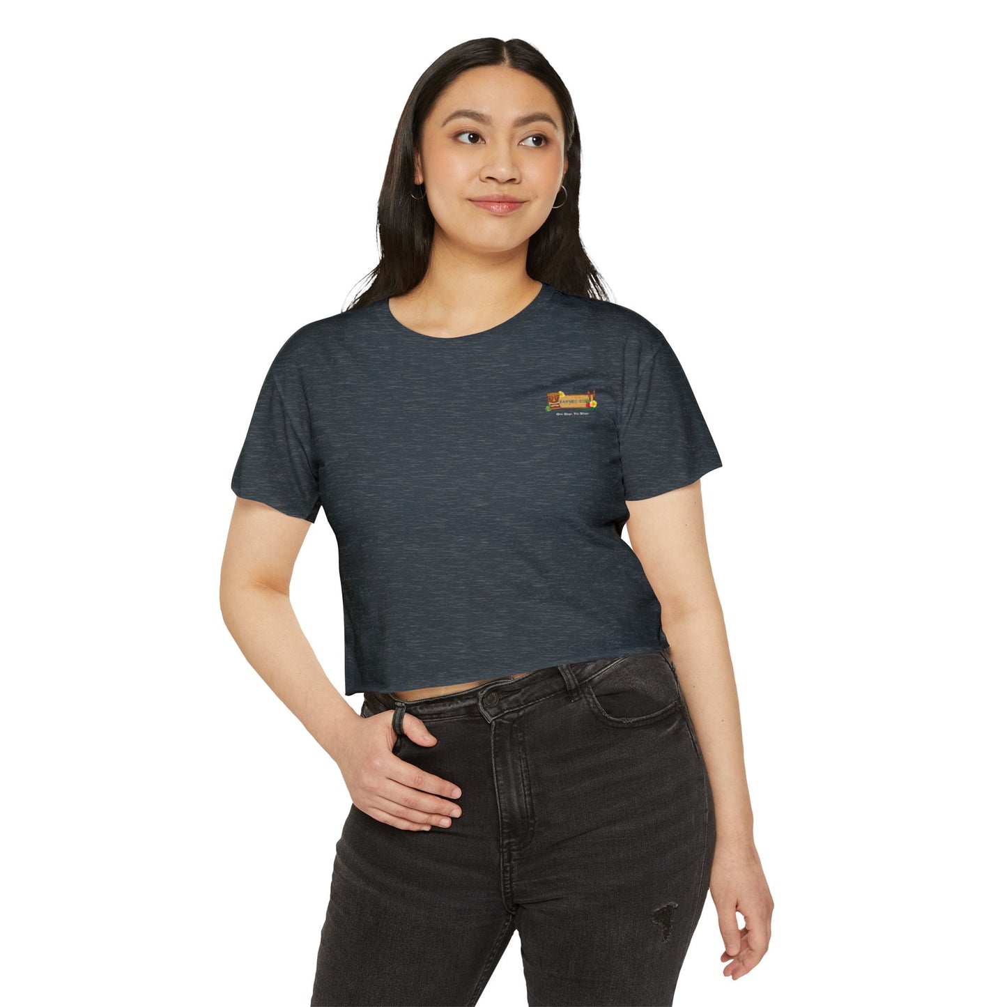 Tropical Vibe Women's Festival Crop Top - Bayside Co.