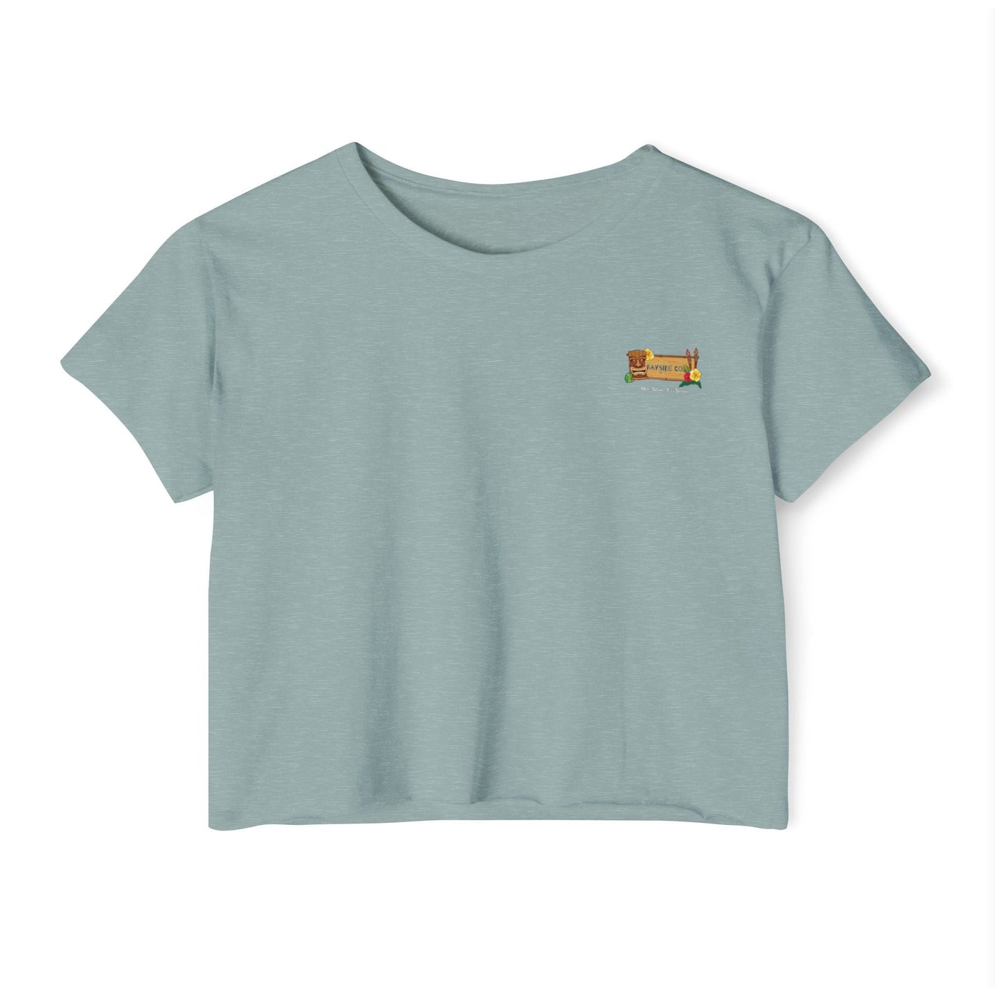 Tropical Vibe Women's Festival Crop Top - Bayside Co.