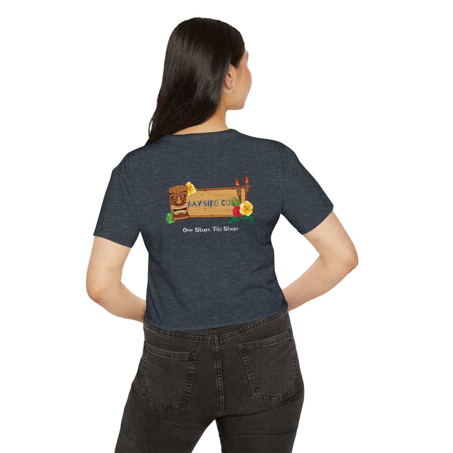 Tropical Vibe Women's Festival Crop Top - Bayside Co.