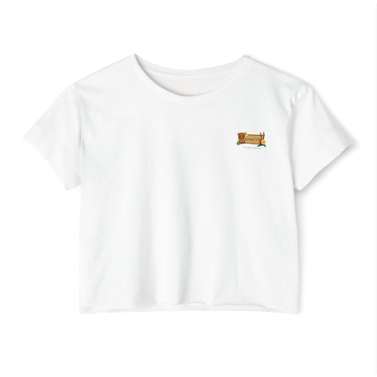 Tropical Vibe Women's Festival Crop Top - Bayside Co.