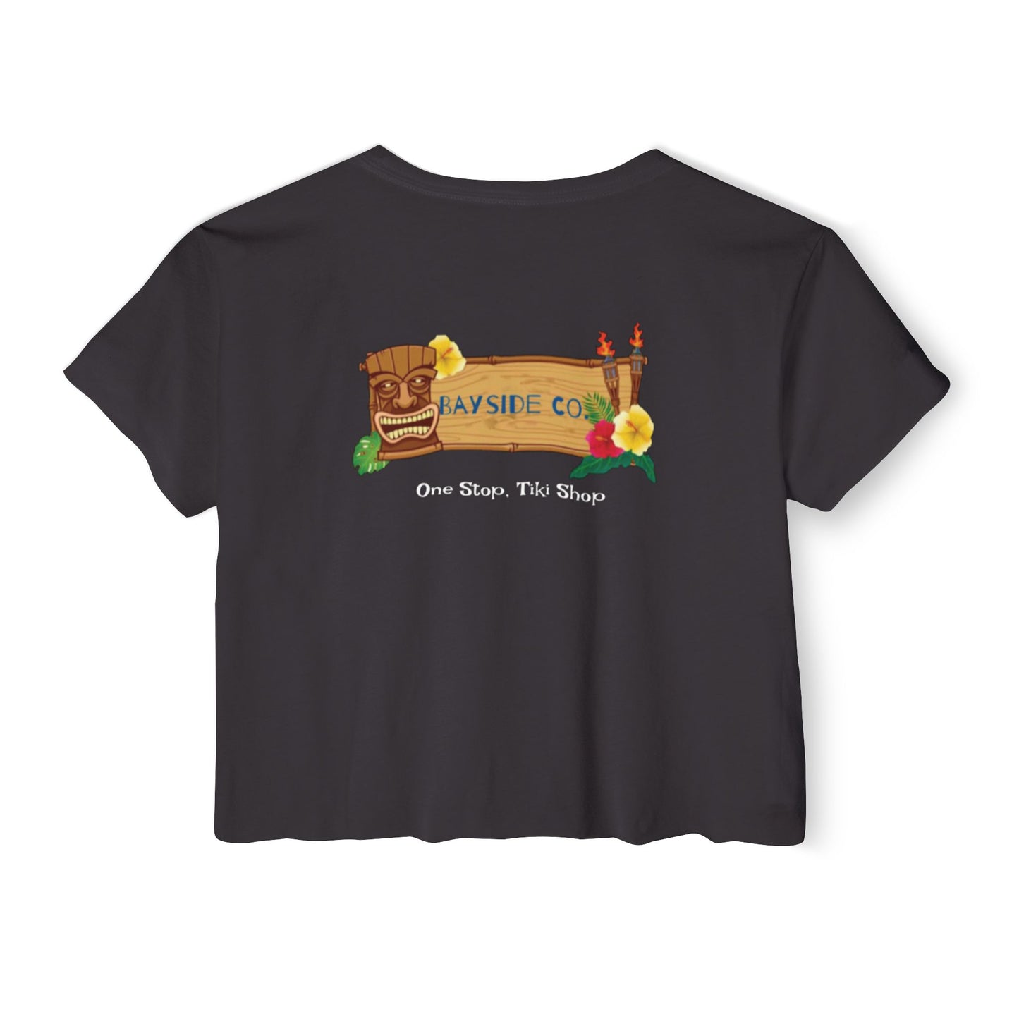 Tropical Vibe Women's Festival Crop Top - Bayside Co.