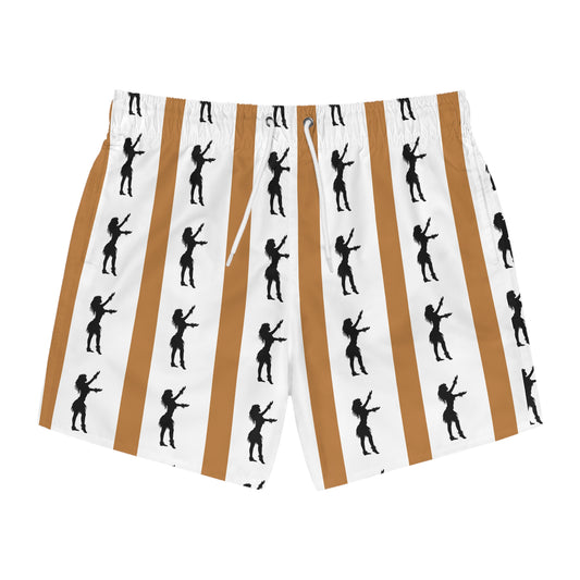 Men's Bathing Suit with Hulu Girl Design