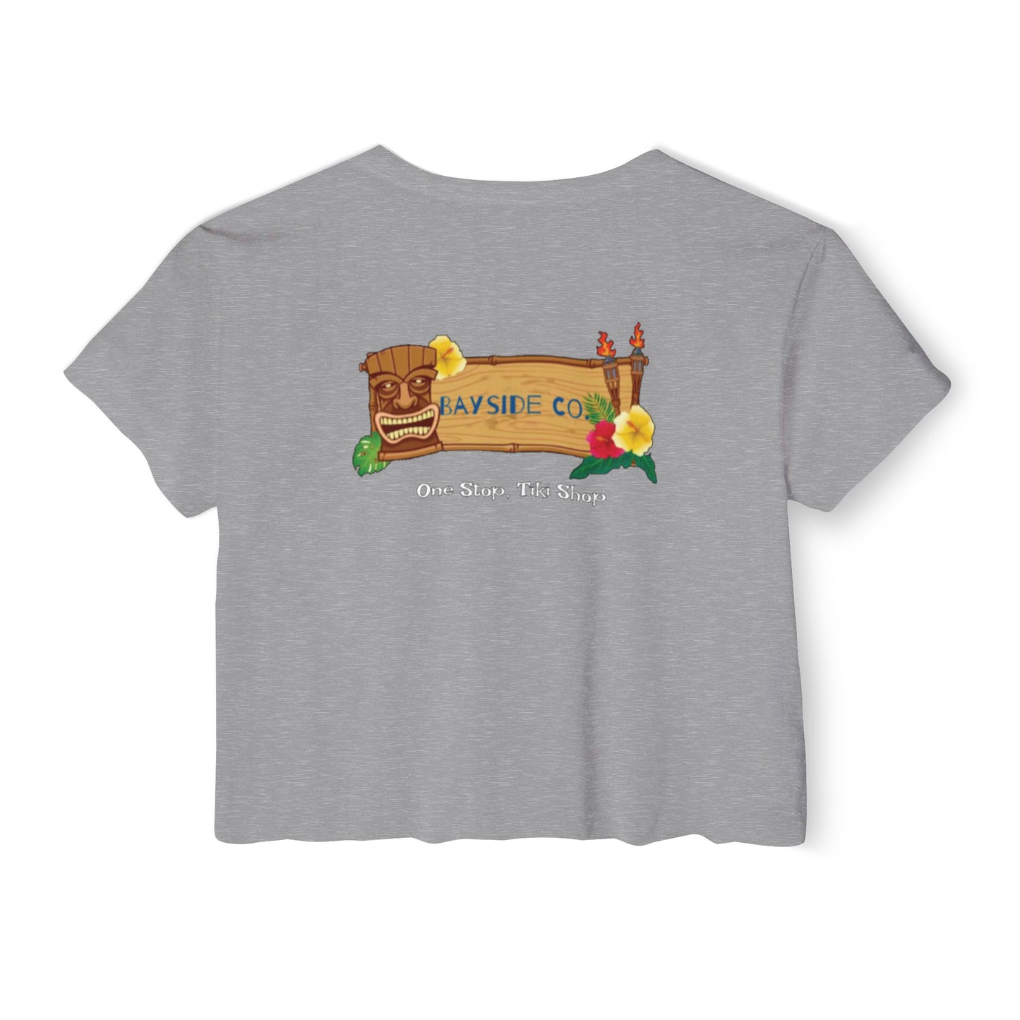 Tropical Vibe Women's Festival Crop Top - Bayside Co.