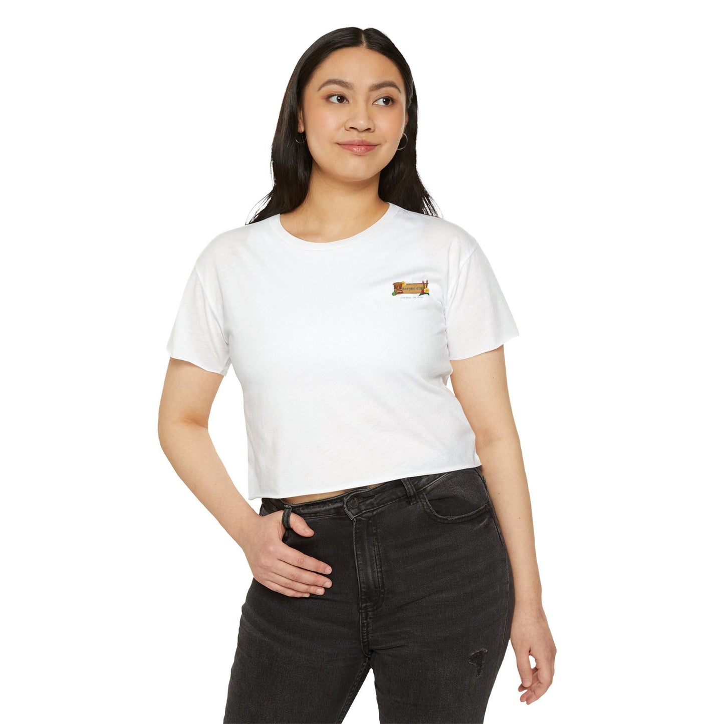Tropical Vibe Women's Festival Crop Top - Bayside Co.