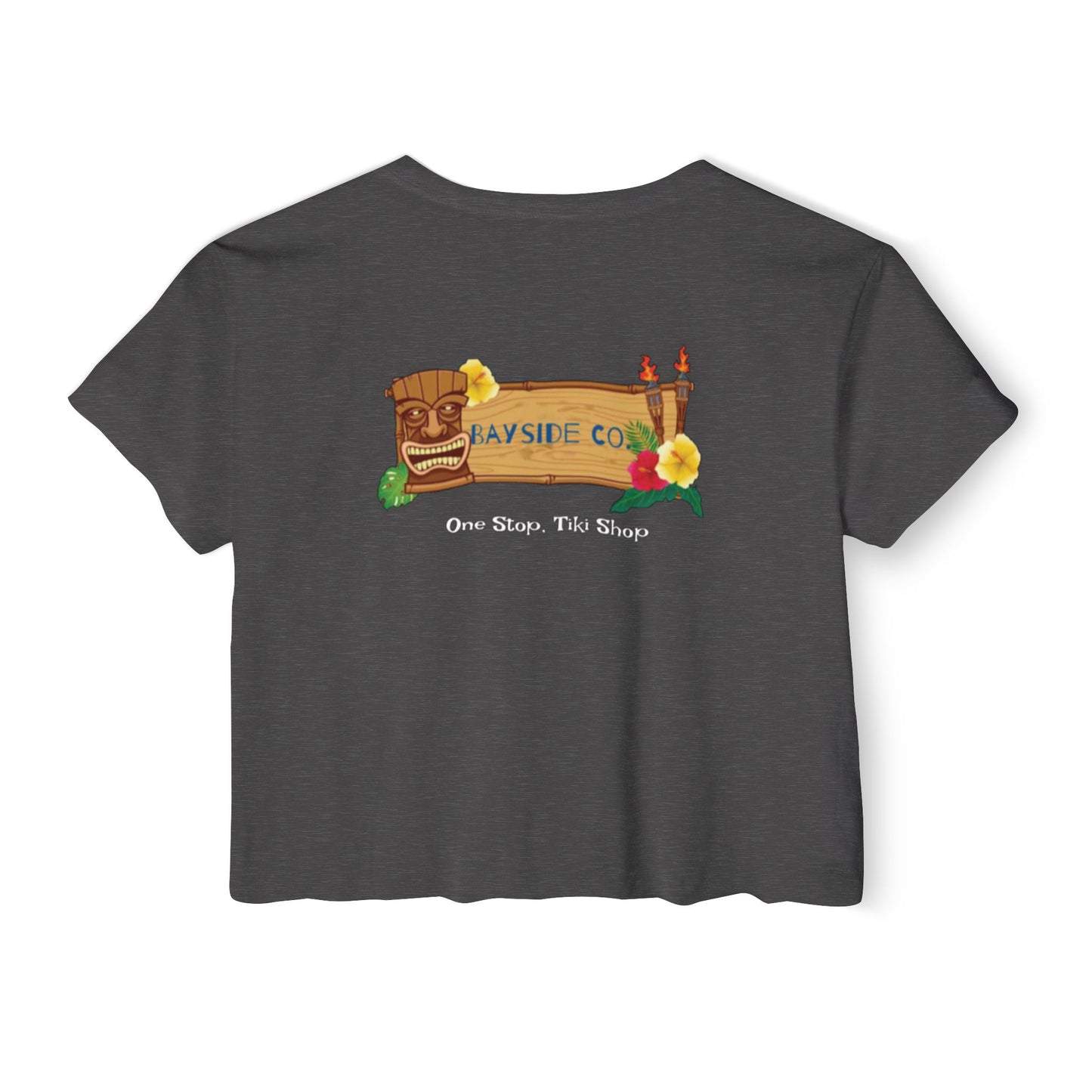 Tropical Vibe Women's Festival Crop Top - Bayside Co.